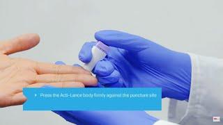 Acti-Lance Safety Lancets Instruction For Use