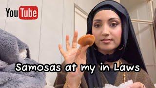 Samosas at my In Laws #dailyvlogs