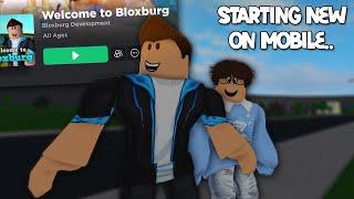 STARTING A NEW BLOXBURG MOBILE SERIES... (Part 1)