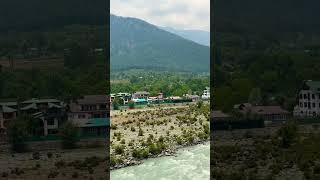 Pahalgam on the side of lidder river #kashmir #mountains #pahalgam #2024 #nature #kashmirvalley #om