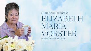Gedenkdiens van Elmarie Vorster