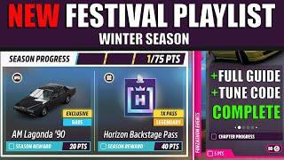 Forza Horizon 5 Winter Season - Festival Playlist Series 39 | FULL GUIDE | TUNE | Back to the 90's |