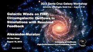 Galactic Winds on FIRE: Circumgalactic Outflows in Simulations... - Alexander Muratov