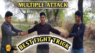 Multiple Attack | Self Defense Techniques | Fight with Many People| Fight Tricks #tripathistrikers