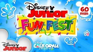 Disney Junior Fun Fest Stage Shows | Mickey Mouse Funhouse | 60 Minute Compilation | @disneyjr​