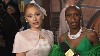 Ariana Grande and Cynthia Erivo Apologize for 'Emotional' Press Tour(inspirational interviews