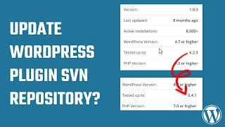 How to Update WordPress Plugin SVN Repository?