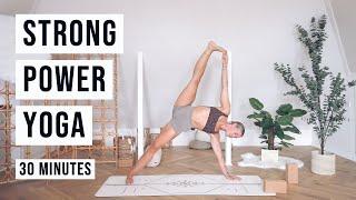 STRONG POWER YOGA | 30-Minute Strength Yoga Class | CAT MEFFAN