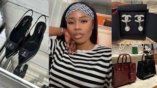 LUXURY SHOPPING UNBOXING | YSL,Gucci,Tory Burch,Burberry,Chanel + adidas Samba & MY WISHLIST 2024