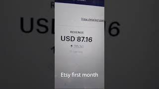 "Beginner's Guide to Etsy: My First Month Experience"My First Month Selling Handmade Crafts"#shorts