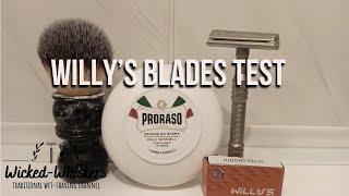 Pearl semi slant razor, Willy's blades, Yaqi Black Marble, Proraso white