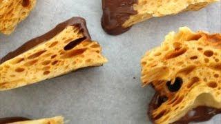 HOW TO MAKE HONEYCOMB SEAFOAM candy recipe by How To Cook That Ann Reardon