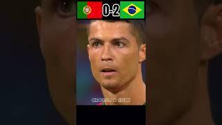 Portugal VS Brazil 4-3 Ronaldo Hat-tricks  FINAL Imaginary Match Highlights & Goals