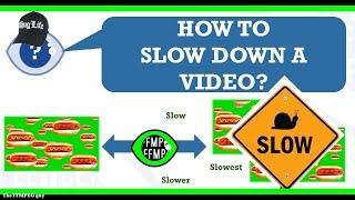 How to slow down a video and / or audio | Speed Change x2 x4 x8 x16 #ffmpeg #TheFFMPEGGuy