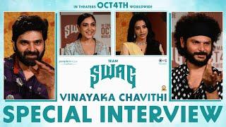 Team #SWAGVinayaka Chavithi Special Interview | Sree Vishnu | Hasith Goli | RituVarma | Daksha| PMF