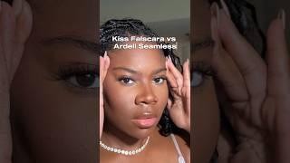 Kiss Falscara Lash Kit Vs. Ardell Seamless Lash Kit #diylashes #eyemakeup