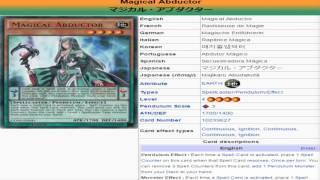 Pendulum and Spellcaster Searcher in One-Yugioh Tech Tuesday Magical Abductor