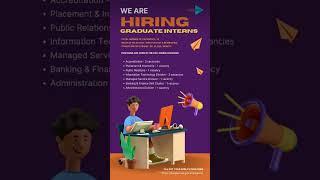 ASAP Hiring Graduate Interns - Stipend Rs 12500/month