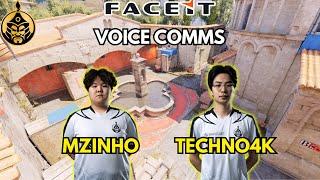 Mzinho POV w/Techno4K + VOICE COMMS (21/5/11) CS2 FACEIT OCE - April 19th 2025
