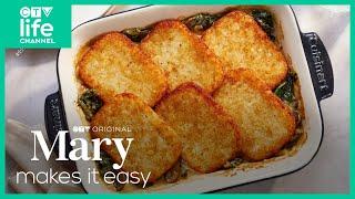 Creamed Mushroom & Spinach Casserole Recipe | Mary Makes It Easy