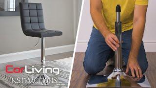 How To Assemble Bar Stools | CorLiving