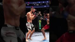 UFC 4 BROKEN NECK KO! #shorts #ufc4 #ufc #easports #easportsufc4