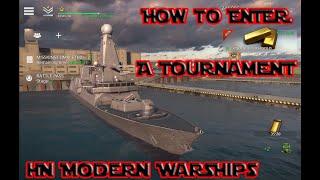 How to ENTER a tournament | Modern Warships | 2022