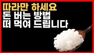 따라만 하세요. 돈 버는 방법 떠 먹여 드립니다 | 온라인 쇼핑몰 | 스마트스토어 | 쿠팡
