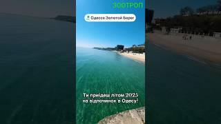 Любимая Одесса. Пляж Золотой Берег. Отдых для Вас. Позитив. Море. Песок. Набережная. #зоотроп