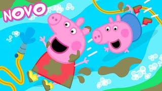 Peppa Pig Português Brasil | Escorrega de Lama | NOVO Contos da Peppa Pig |