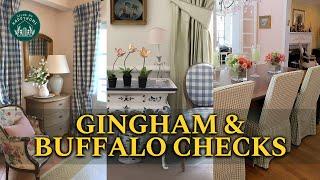 Gingham & Buffalo Checks: From Cozy to Classy, Blending These Perennial Patterns into Refined Homes