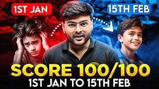 1st January to 15 Feb Strategy to score 100 Marks in maths Class 12 | Ashish Sir