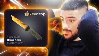 SICK TIGER TOOTH KNIFE ON KEYDROP (KEYDROP PROMO CODE)