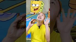 Makan Makanan SpongeBob #asmr #mukbang #makansesuaiemoji #spongebob