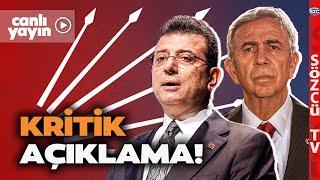 Ekrem İmamoğlu ve Mansur Yavaş'tan İddialara Çok Net Yanıt! 'Kimse Kimsenin Yedeği Olmaz'