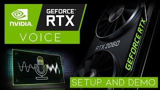 RTX Voice Setup and Demo - Improve your Mic Audio!