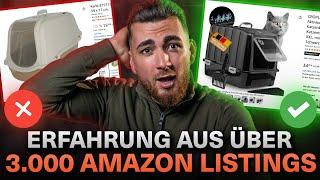 Ich habe über 3000 Amazon FBA Listings erstellt. Das habe ich gelernt!