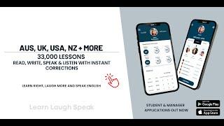 Learn English, this is how you can with Learn Laugh Speak.
