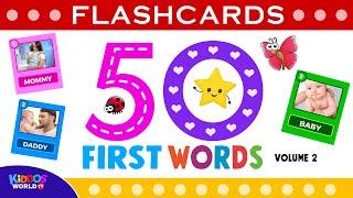 50 First Basic Words - Learning English Vocabulary