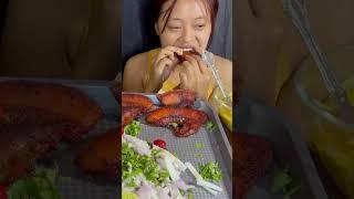 पिरो सुङगुरको मासु र सेकुवा , Pork Sekuwa  With Thukpa || Rubi Rai Mukbang