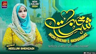 Wo Shehr e Mohabbat || New Beautiful Naat Sharif || Neelum Shehzadi || 2024 || 4K