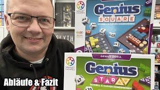 Genius Square und Genius Star (Smart Games) - 2er Spiel ab 6 bzw. 8 Jahren