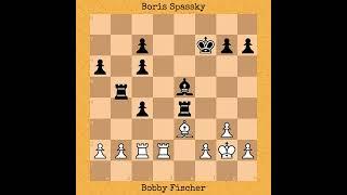 Bobby Fischer vs Boris Spassky | World Championship Match (Game 16), 1972 #chess #chessgame