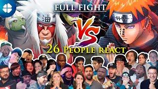 Jiraiya vs Pain [Full Fight]  26 People Reaction Mashup - Shippuden 130-133 - 