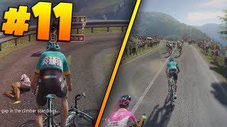 Le Tour De France 2018 PS4 | Astana #11 - CRASH + INTENSE FINISH (Walkthrough English Gameplay Ep11)