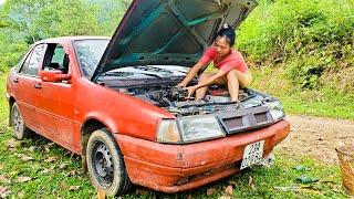 Girl Saves Man's Stalled Car in the Woods - AMAZING Rescue | Miss Mechanic