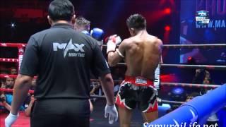 Buakaw Banchamek vs Enriko Kehl:  Max Muay Thai 9/12/2013 Brutal Beatdown!