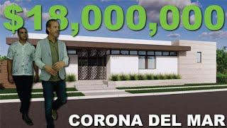 $18,000,000 Luxury Home Construction In Corona Del Mar California