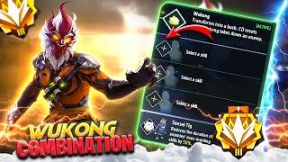 Wukong Character Skills Combination 2024 | Cs & Br Rank Best Character Combination | @NotCHETN