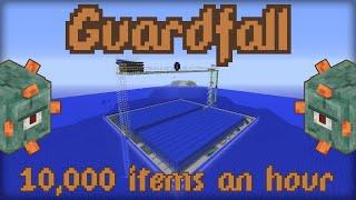 Minecraft: Guardfall 10,000 Items An Hour (Minecraft 1.8 Guardian Farm)